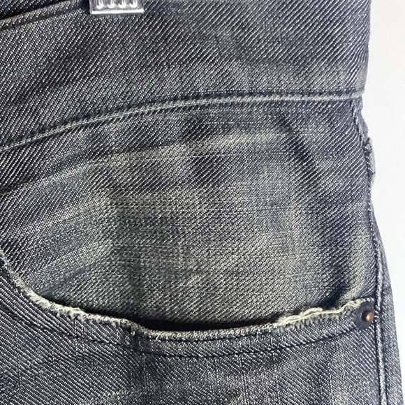 Fabric Brand & Co Jeans Mens 33 Japanese Selvedge Jeans Slim Fit Button Fly - Picture 7 of 16